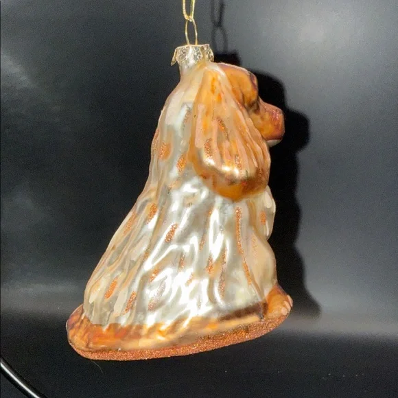 “Famous-Barr” Gold Dog Ornament - Cocker Spaniel - Picture 5 of 7